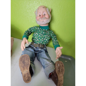 Vintage Sandi Zimnicki Large Elf Doll Rubber Face Enesco North Pole Rare 32" '93